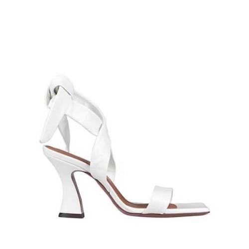 L'Autre Chose Lädersandal White, Dam