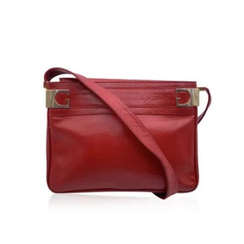 Gucci Vintage Pre-owned Laeder gucci-vskor Red, Dam