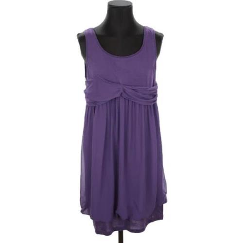 Chloé Pre-owned Pre-owned Polyester klnningar Purple, Dam