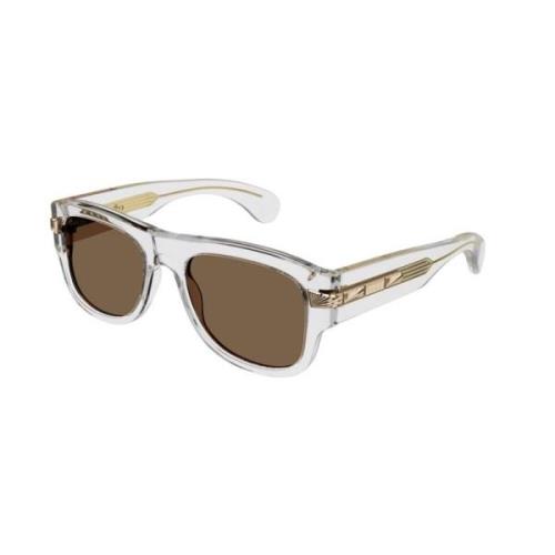 Gucci Kristallbruna solglasögon Gg1517S 004 Gray, Herr