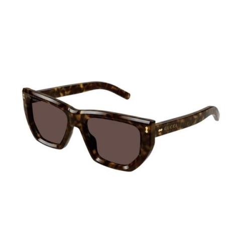 Gucci Brun Havana Solglasögon Gg1520S 002 Brown, Dam