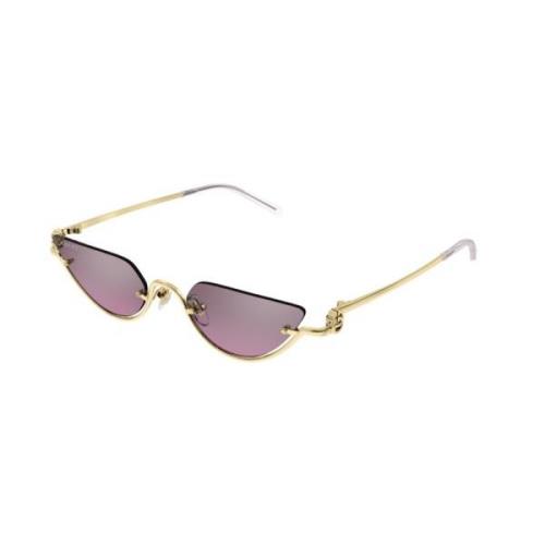 Gucci Guld Rosa Solglasögon Gg1603S Yellow, Dam