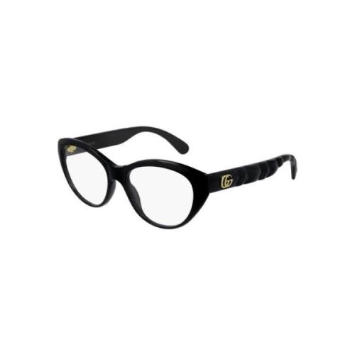 Gucci Snygg Glasögonbåge Black, Dam