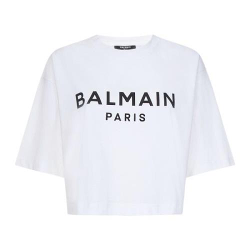 Balmain Vit Jersey Tee Dam T-shirt White, Dam