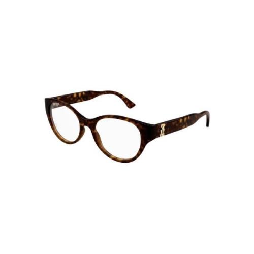 Cartier Stilfull Glasögonbåge Brown, Unisex