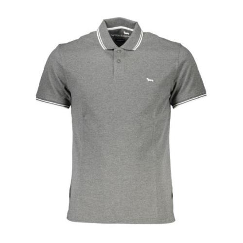 Harmont & Blaine Slim Fit Polo Shirt Gray, Herr