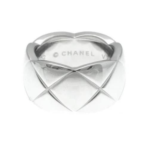 Chanel Vintage Pre-owned Vitt guld chanel-smycken White, Dam