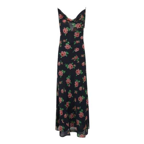 Rotate Birger Christensen Elegant Maxi Slip Klänning Multicolor, Dam