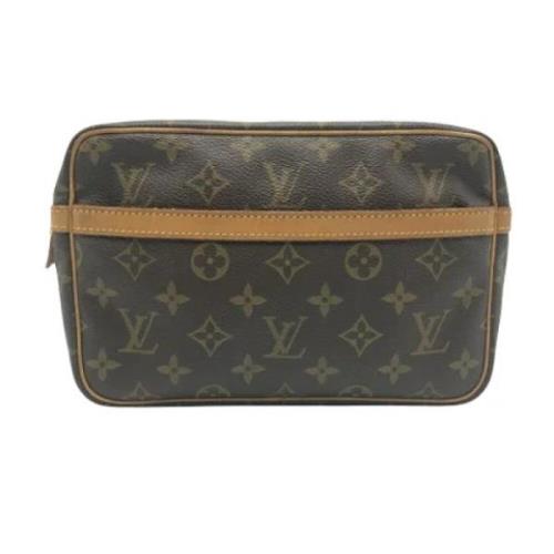 Louis Vuitton Vintage Pre-owned Canvas kuvertvskor Brown, Dam