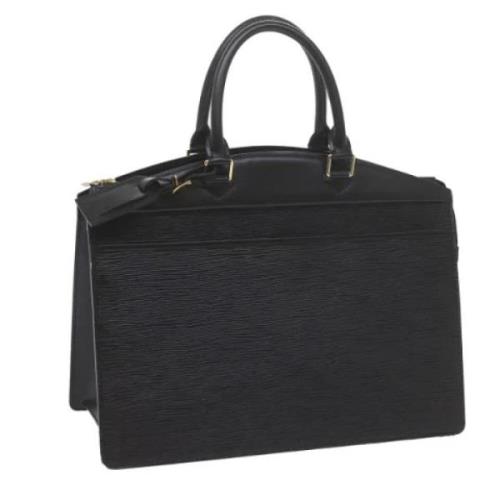 Louis Vuitton Vintage Pre-owned Laeder axelremsvskor Black, Dam