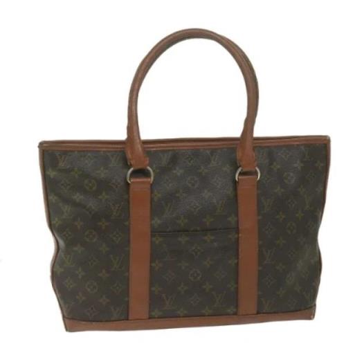 Louis Vuitton Vintage Pre-owned Canvas handvskor Brown, Dam