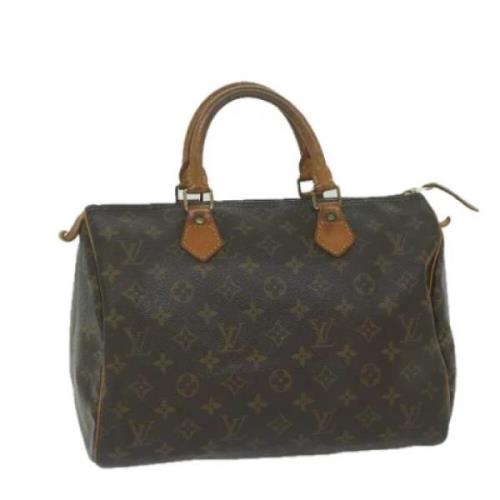 Louis Vuitton Vintage Pre-owned Canvas handvskor Brown, Dam