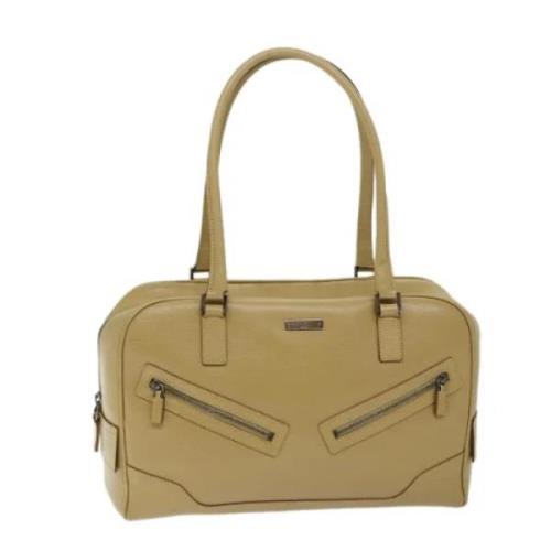 Gucci Vintage Pre-owned Laeder gucci-vskor Beige, Dam