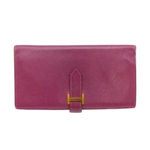 Hermès Vintage Pre-owned Laeder plnbcker Purple, Dam