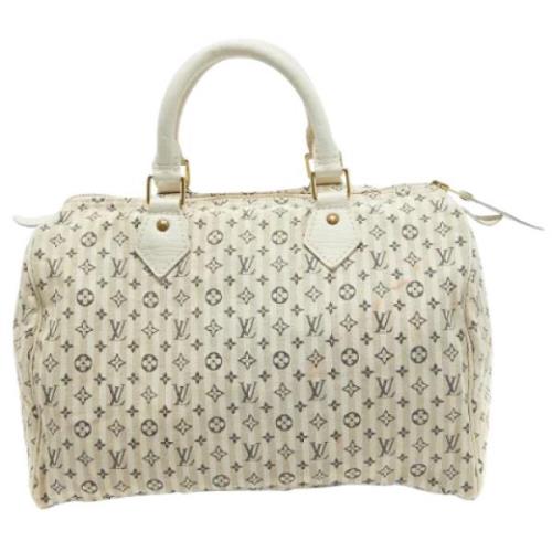 Louis Vuitton Vintage Pre-owned Canvas louis-vuitton-vskor Beige, Dam