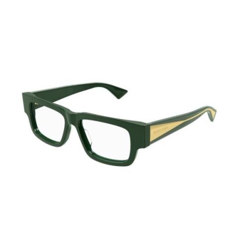 Bottega Veneta Gröna solglasögon Bv1280O 003 Green, Unisex