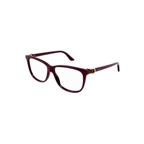 Cartier Snygg Glasögonbåge Red, Unisex