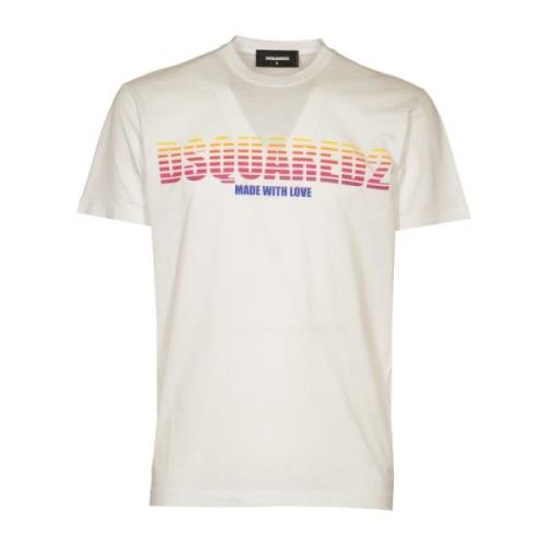 Dsquared2 Snygga T-shirts och Polos Beige, Herr