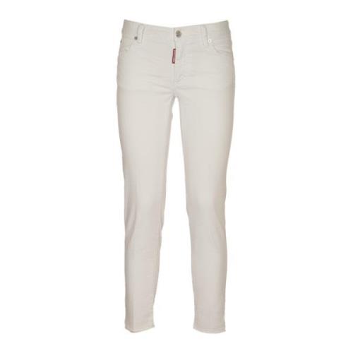 Dsquared2 Vita Denim Jeans White, Dam