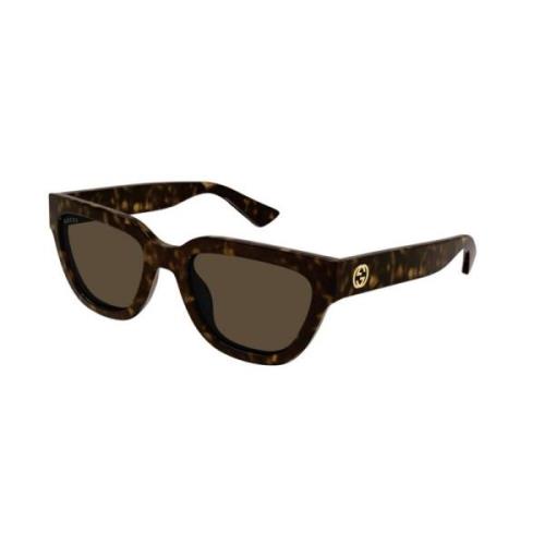 Gucci Brun Havana Solglasögon Gg1578S 002 Brown, Dam