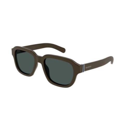 Gucci Brun Grön Solglasögon Gg1508S Brown, Unisex