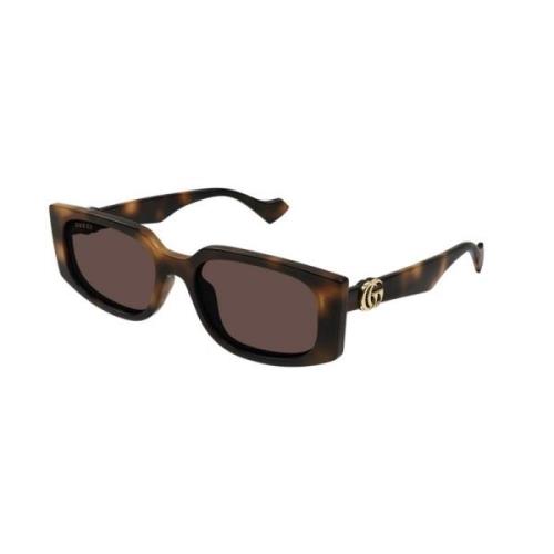 Gucci Brun Havana Solglasögon Gg1534S 002 Brown, Dam