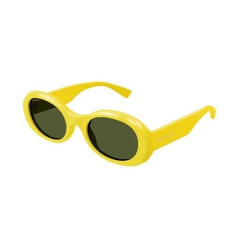 Gucci Gul Grön Solglasögon Gg1587S 004 Yellow, Unisex