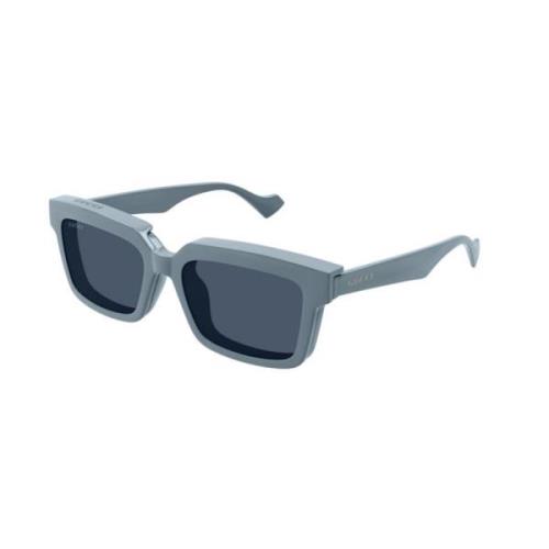 Gucci Ljus Blå Transparent Solglasögon Gg1543S Gray, Herr