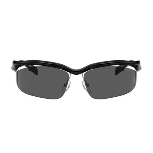 Prada Elegant Morph Solglasögon Vår Sommar 2024 Black, Unisex