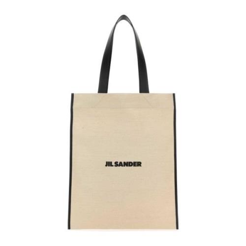 Jil Sander Canvas Shopping Bag Beige, Dam