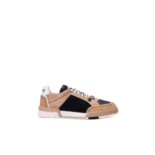 Moschino Låg-top Logo Sneakers - Beige/Svart Multicolor, Herr