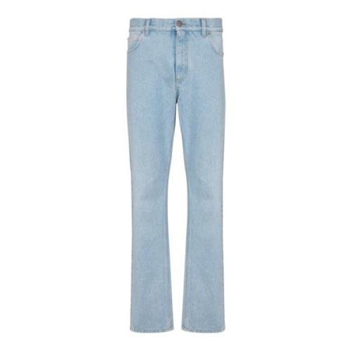 Balmain Ljusblå regular-fit denim jeans Blue, Herr