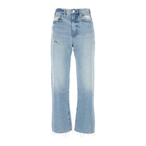 Frame Klassiska Denim Jeans för Vardagsbruk Blue, Dam