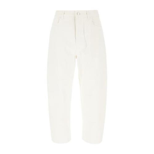Studio Nicholson Klassiska Denim Jeans för Vardagsbruk White, Herr