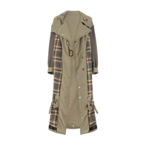 Maison Margiela Snygg Trenchcoat för Kvinnor Brown, Dam