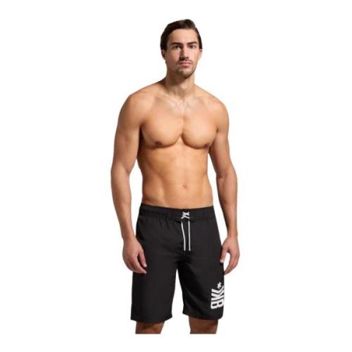 Bikkembergs Långa badshorts - Svart Black, Herr