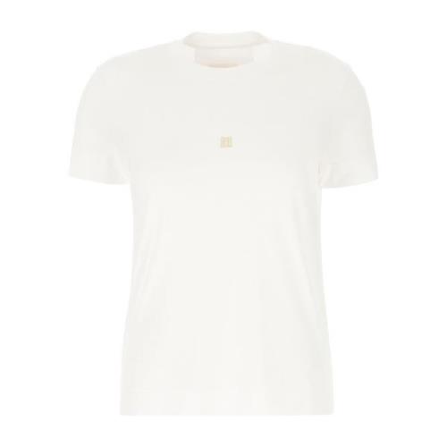 Givenchy Casual Bomull T-shirt White, Dam