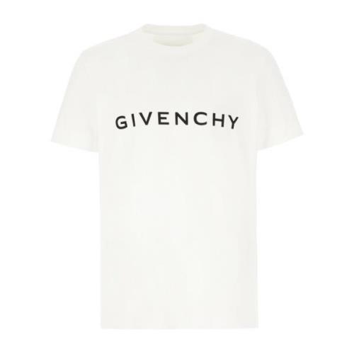 Givenchy Casual Bomull T-Shirt White, Herr