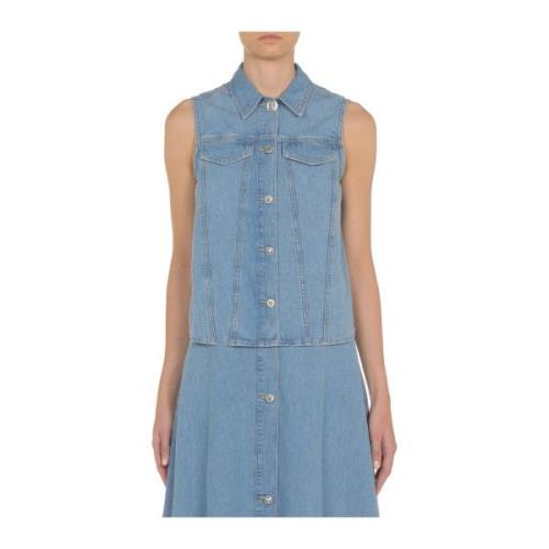 Moschino Denim Skjorta Blue, Dam