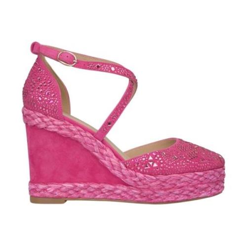 Alma EN Pena Rhinestone Kil Sandal Pink, Dam