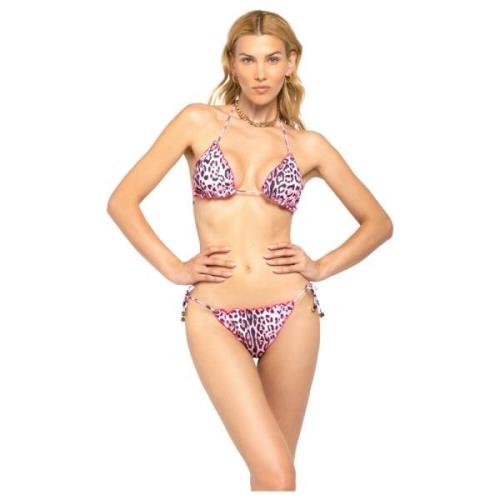 4Giveness Pretty Leo Triangel Bikini Set Pink, Dam