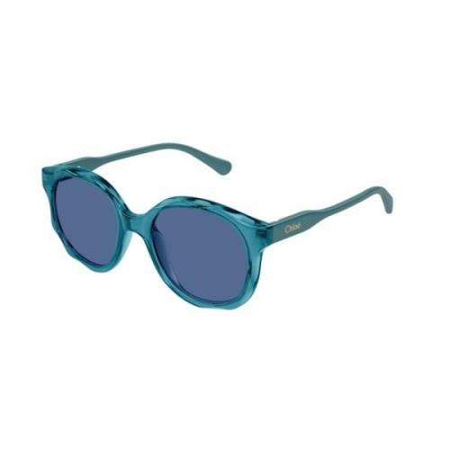 Chloé Blå solglasögon med blå linser Blue, Unisex