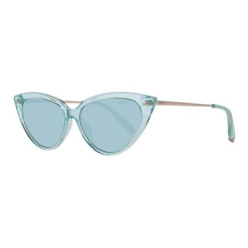 Emilio Pucci Turkosa Cat Eye Solglasögon Blue, Dam