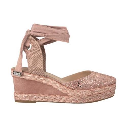 Alma EN Pena Rhinestone Kilklack Sandal Pink, Dam