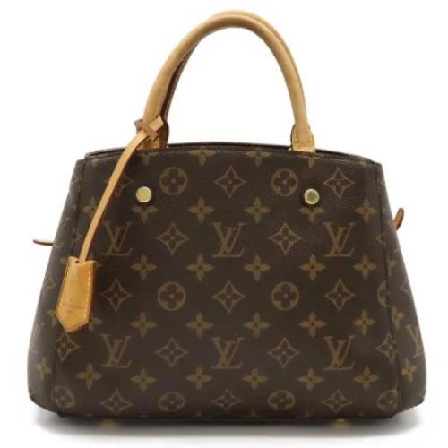 Louis Vuitton Vintage Pre-owned Canvas louis-vuitton-vskor Brown, Dam