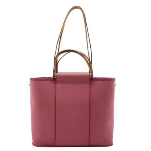 Hermès Vintage Pre-owned Canvas totevskor Pink, Dam