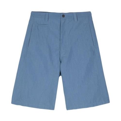 Maison Kitsuné Stiliga Bermuda Shorts Blue, Herr
