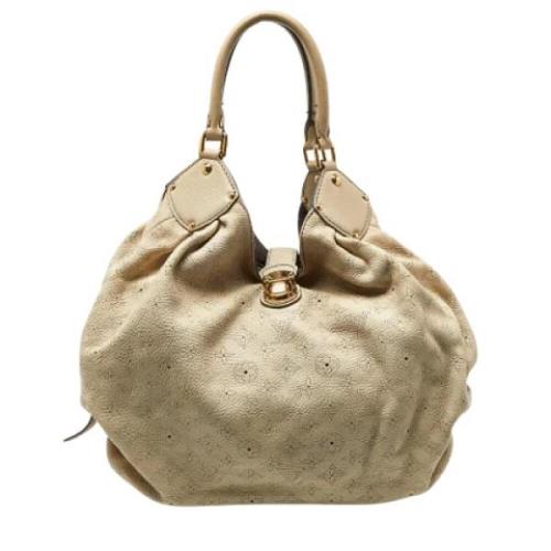 Louis Vuitton Vintage Pre-owned Laeder louis-vuitton-vskor Beige, Dam