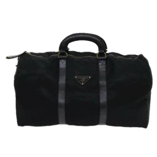 Prada Vintage Pre-owned Tyg prada-vskor Black, Dam