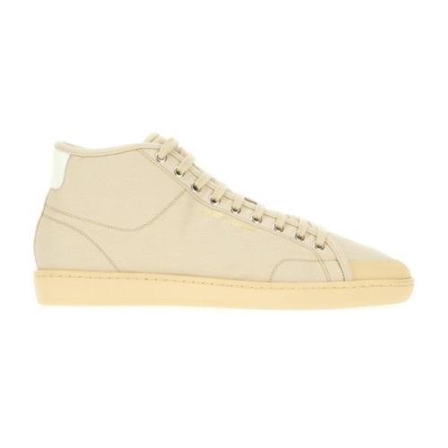 Saint Laurent Snygga Sneakers för Vardagsbruk Beige, Herr